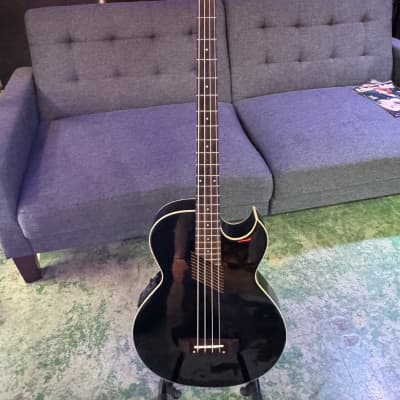 Washburn AB-10 Acoustic/Electric Bass 2010's - Black for sale
