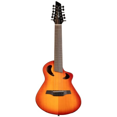 Veillette Avante Series Gryphon 12 String Acoustic Guitar - Tobacco Burst image 2