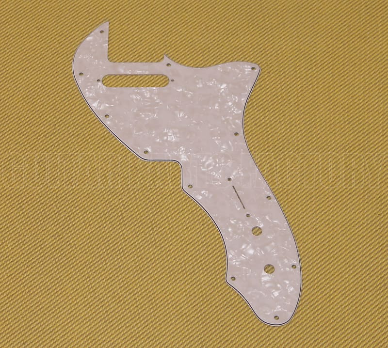 005-8678-002 Fender Pearloid 12-Hole 4-ply '69 Tele® Thinline Mexico Pickguard image 1
