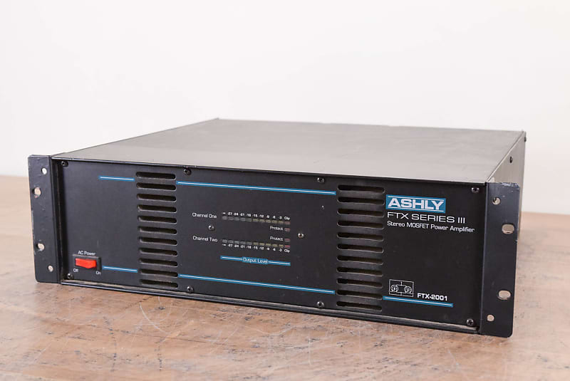 Ashly FTX-2001 Series III Two-Channel MOS-FET Power Amplifier As-Is CG00SGW