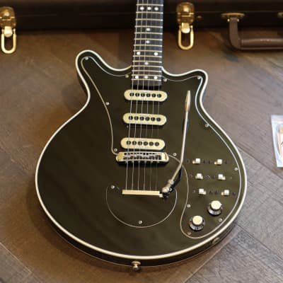 Case Queen! Guild BM-01 Pro Brian May Signature Electric Guitar Black + OHSC image 2