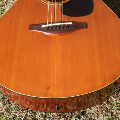 Yamaha FG 150 Red Label 000size Guitar Circa 1968 Natural+Chip Board case image 17