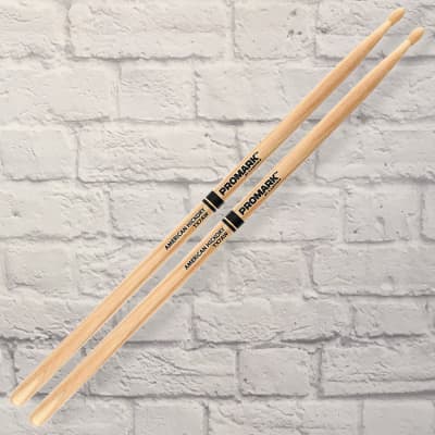 Promark Hickory 7A Wood Tip Drumstick TX7AW image 1