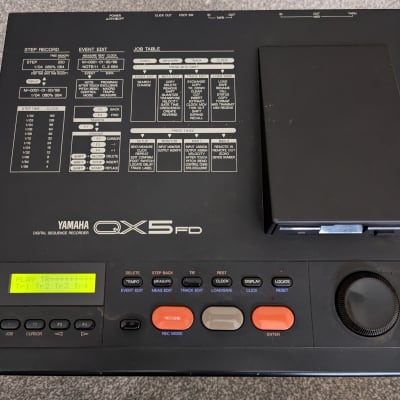 Yamaha QX5 FD 8 Track Midi Sequencer - Floppy Drive Rare 1988