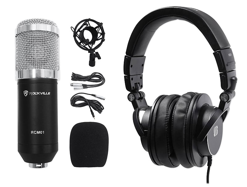 Presonus HD9 Pro Closed-back Studio Reference Monitoring Headphones+Microphone image 1