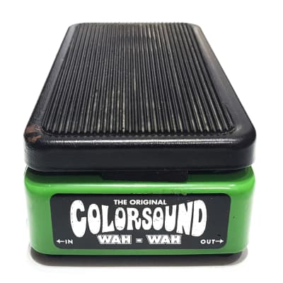 Colorsound Wah Rare Green Vintage Reissue Macaris Sola Sound
