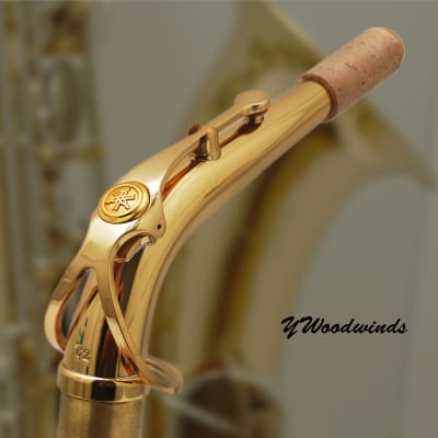 Yamaha Pro YAS 62-E1 Gold Lacquer Alto Saxophone Neck, Open Box/New/Never Used. image 1