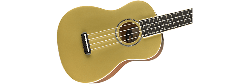 Fender Zuma Classic Special Edition Concert Ukulele 2018 Aztec Gold image 1