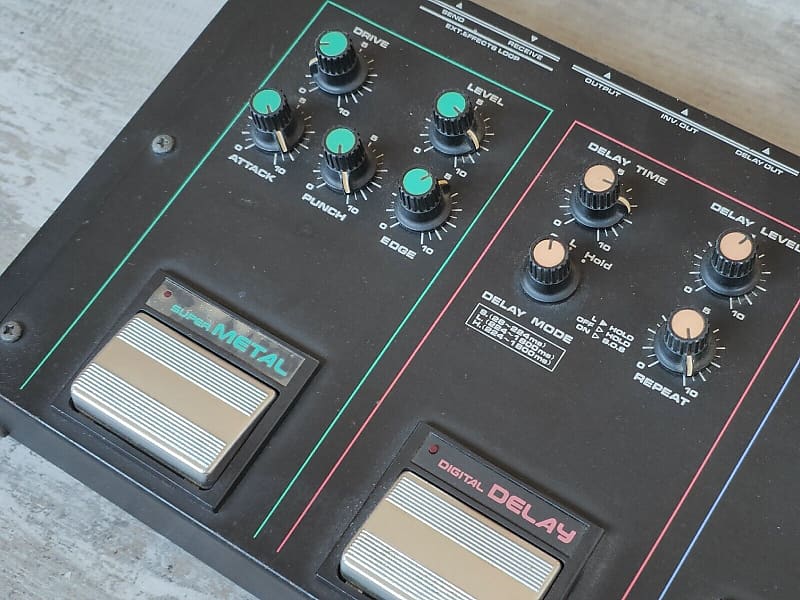 1980's Maxon DUE300 Vintage Multi Effects Pedal | Reverb