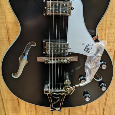 Epiphone Emperor Swingster Black Aged Gloss *Pro Setup Included!* for sale