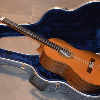 Amalio Burguet 2M=finest classical guitar*handmade in Spain 2014*solid selected tone woods: cedar top/rosewood body*sounds/plays/looks great*LR Baggs Element pickup*perfect for stage/studio or enjoy that superb guitar at home...you'll love it image 12