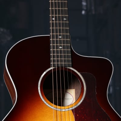 Taylor 214ce-SB-DLX Sunburst Deluxe Grand Auditorium Acoustic Electric Guitar image 3