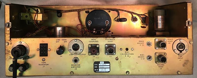 Ampex 351-1 full track mono – 15 / 7.5 ips NAB reel to reel