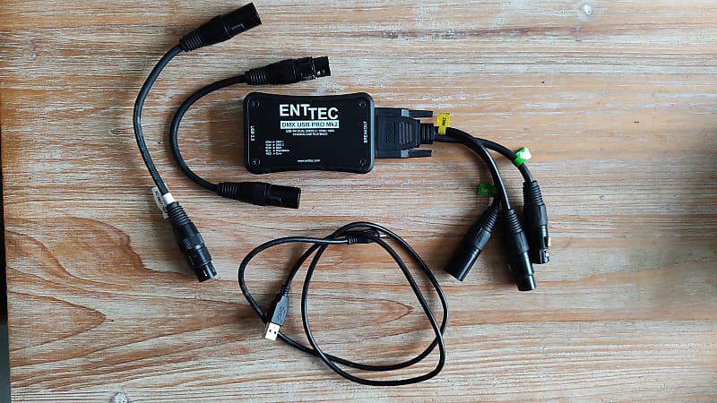 Enttec DMX USB Pro MK 2 Interface Connection Guide 