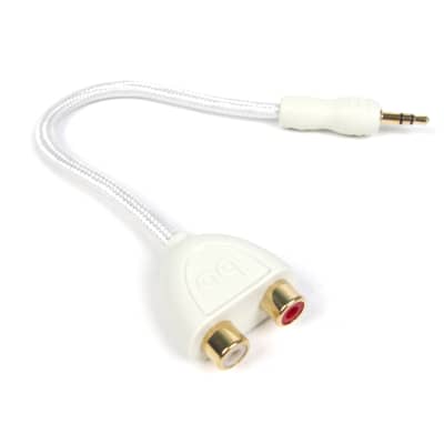 Audioquest: FLX-Mini 3.5mm / RCA Adaptor (Female RCA Y-Cable for Turntables) Adaptor *LOC_C11