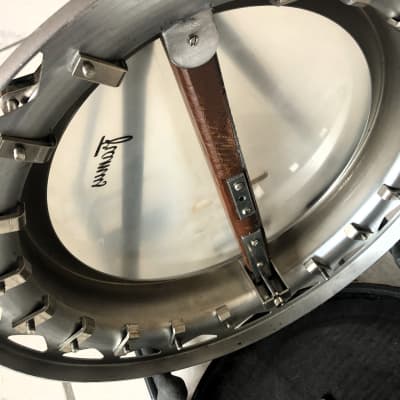 Framus tenor banjo, late Dixi model, vintage 1965 - brown/silver image 18