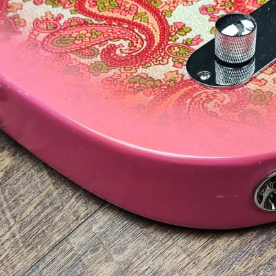 MyDream Partcaster Custom Built - Pink Paisley Tele Tapped Pickups image 15