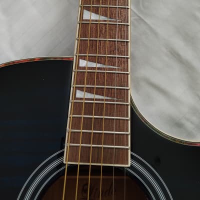 Lindo Lindo ORG-SL Slim Blue Electro Acoustic Guitar and Padded Gigbag 2023 - Blue image 6