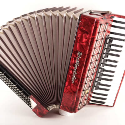 Top German Made LMMH Accordion Weltmeister Serino 120 bass,16r.+Master&Hard Case,Straps~Fisarmonica image 9