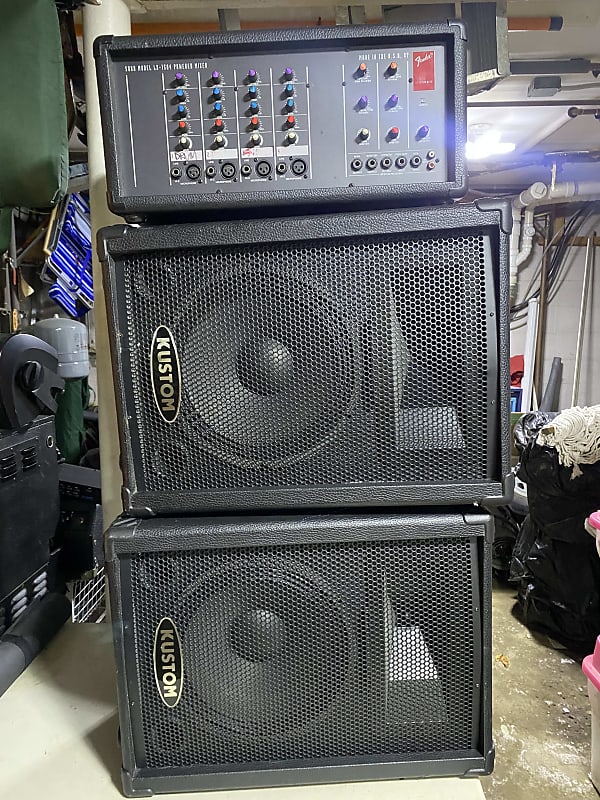 Fender Sunn LX1504 Kustom P.A. PA head amplifier system Reverb