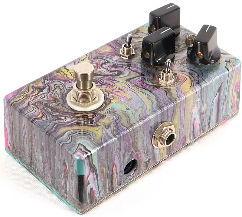 Rockbox Boiling Point Hand Painted Electric Guitar Overdrive Effects Pedal  Limited Edition Swirl