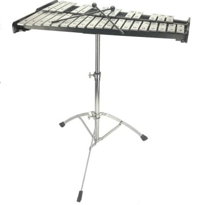 Zenison 32 Key XYLOPHONE 2.5 Octave GLOCKENSPIEL with STAND Gig BAG and Mallets image 1
