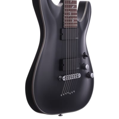 Schecter Damien Platinum 7 String Electric Guitar Satin Black image 9