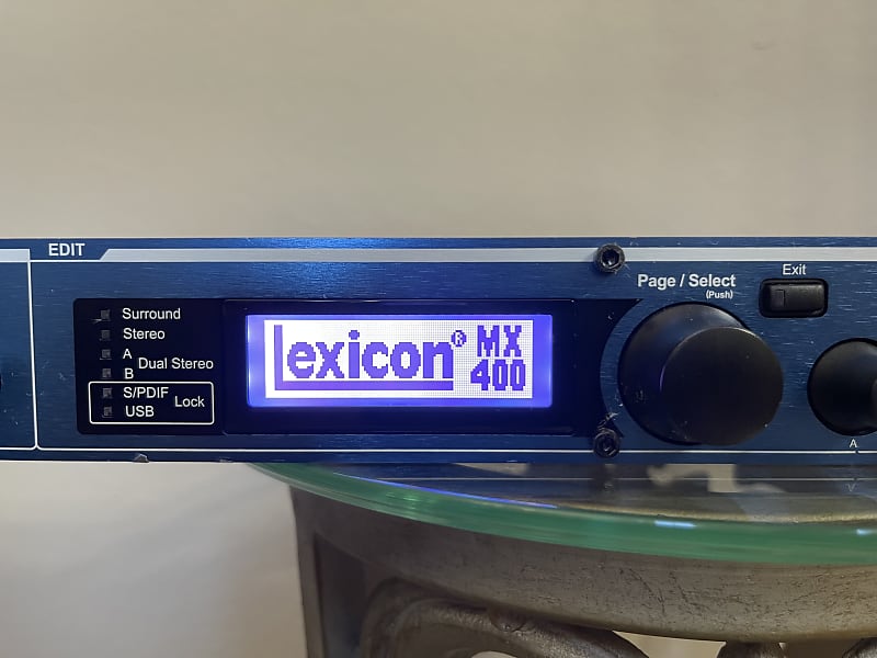 Lexicon MX400 Dual Stereo / Surround Reverb Effects Processor - Blue ; {VERY NICE UNIT}, GREAT CONDITION}, (Supper Reverb); [SCROLL DOWN FOR DEMO VIDEO] image 1