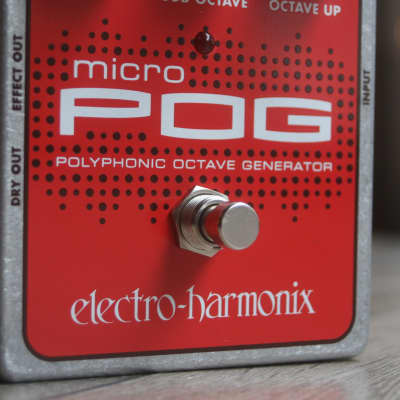 Electro-Harmonix Micro POG Polyphonic Octave Generator Red / Gray imagen 6