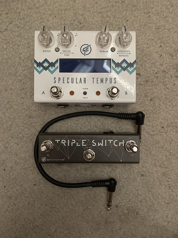 GFI System Specular Tempus w/ triple switch and TRS cable