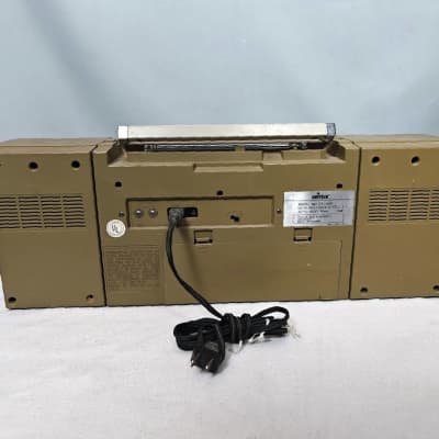 Vintage Unitech Mini Compo Boombox AMFM Radio Model CX-800 W/Speakers - Works image 11