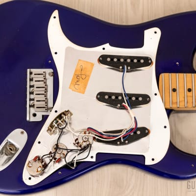 1994 Fender 40th Anniversary American Standard Stratocaster Midnight Blue image 19