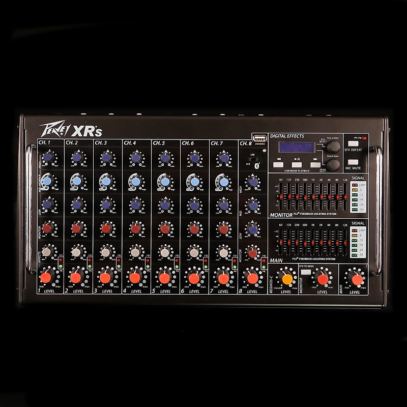 Peavey XR-S 1000W 8-Channel Powered Mixer image 1