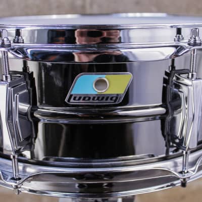 Ludwig 5" x 14" 8 Lug Black Beauty Snare Drum image 6
