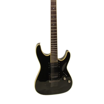 Schecter C-1 Blackjack Electric Guitar - Black Gloss image 1