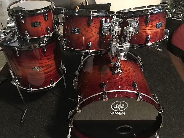 Yamaha live custom outlet amber shadow sunburst