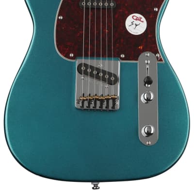 G&L Tribute ASAT Classic Electric Guitar - Emerald Blue image 1
