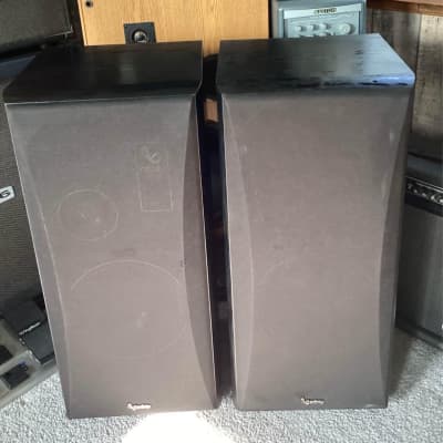 Vtg Pair of 2 Infinity SM 115 Floor Standing Speakers Tested~Work NEED REFOAMED! image 2