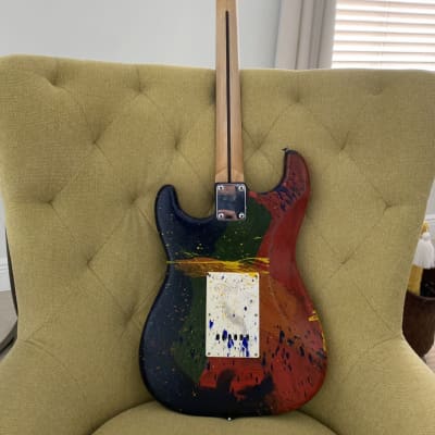 Custom Stratocaster Splatter Paint image 2