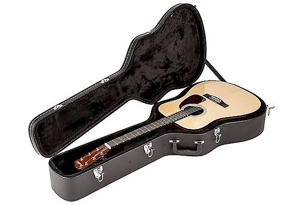 Fender Flat-Top Dreadnought Acoustic Guitar Case, Black 2016 image 1