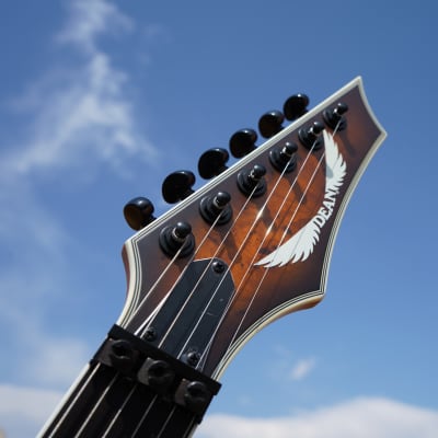 Dean EXILE Select-6 Multiscale Kahler Burl Maple 6-String Electric Guitar (2021) image 4