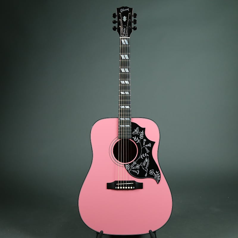 Pink gibson hummingbird best sale