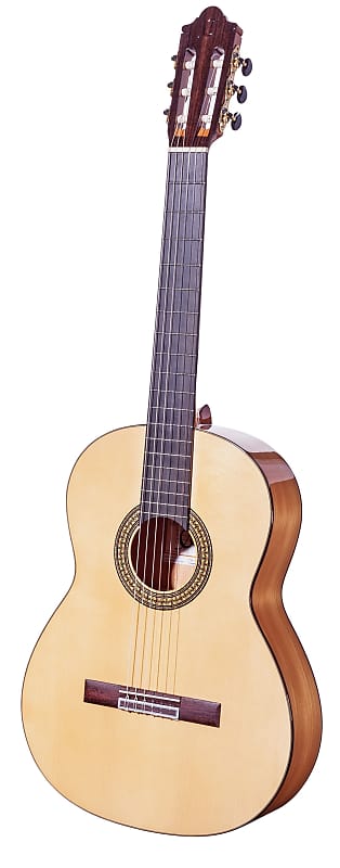 Spanish Flamenco Guitar CAMPS M5-S (blanca) - solid spruce top image 1