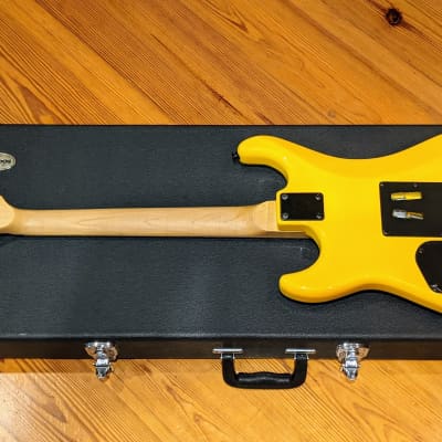Kramer 2015 Pacer Satchel Yellow Leopard MIK Steel Panther Guitar w/Case, Very RARE, EXC Condition image 9