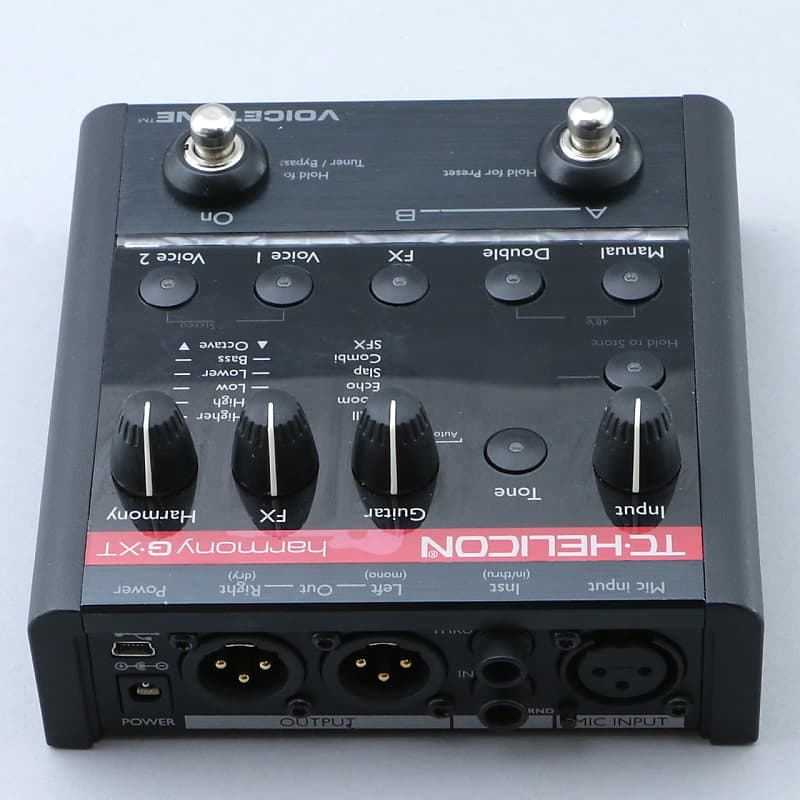 TC Helicon Voicetone Harmony G-XT Vocal Effects Pedal P-23670