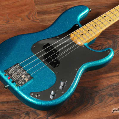 2012 Fender MIJ Steve Harris Signature P-Bass – Royal Blue Metallic image 15