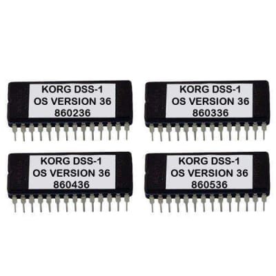 Korg DSS-1 Latest OS Version 36 ROM firmware upgrade EPROM update Dss1