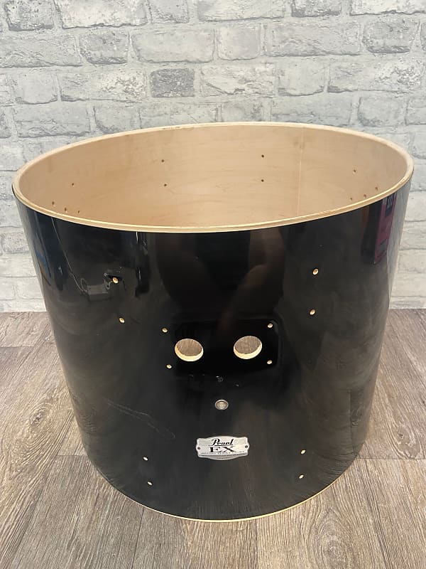 Pearl Export EX Black Bass Drum Shell 22”x18” Bare Wood Reverb