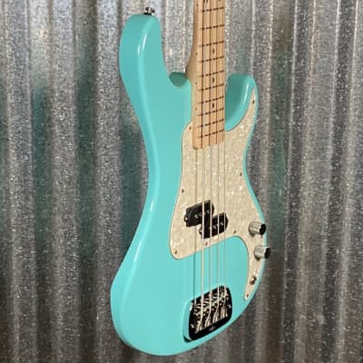 G&L USA BTO SB-1 4 String Bass Turquoise & Bag #0147 image 6