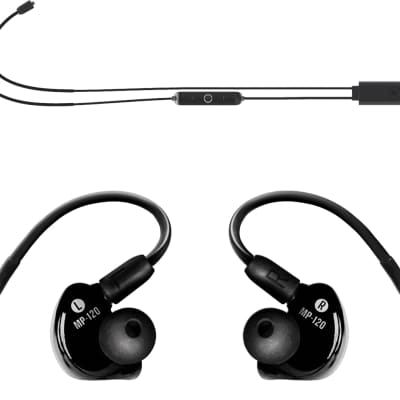 Mackie MP-120-BTA | Professional In-Ear Monitors | Single Dynamic Driver | Bluetooth Adapter image 2